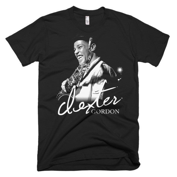 Dexter Gordon Signature T-Shirt: Blue Note Records "Go" Session (1962) (B&W)
